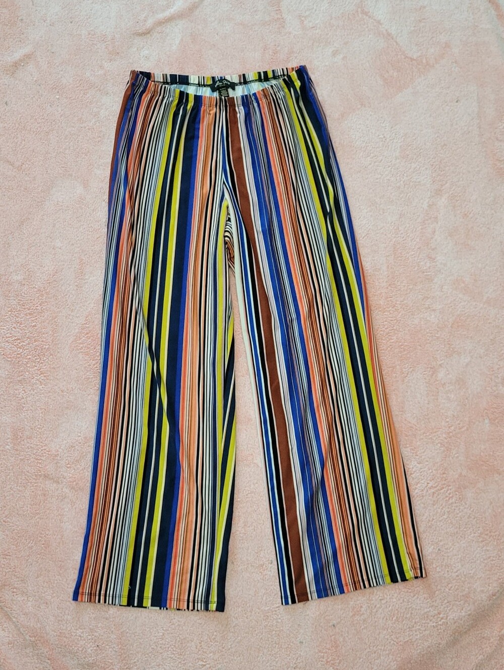 Melissa Paige Petite Color Striped Pants